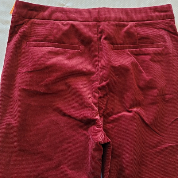 Joie Marcena Cropped Corduroy Pants in blackberry. - Picture 5 of 10